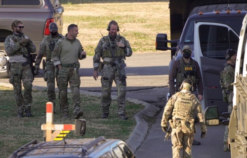 Law Enforcement in Nashville raid a home possibly related to the Christmas bombing.