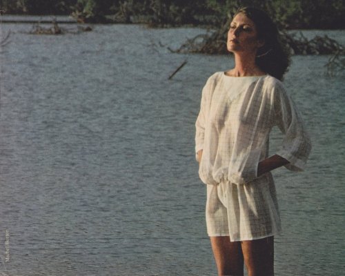 Tunic: Agnès B. Elle France, January 1977Photographed by Michel Berton