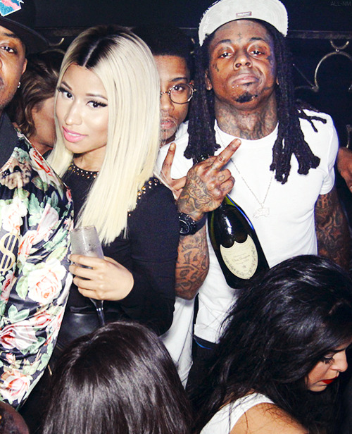 all-nickiminaj:Nicki Minaj and Lil Wayne at GreyStone Manor