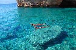 santoriniblog:  Snorkeling in Koufonissi,