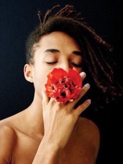 theambassadorposts:    jaden smith for vogue korea and willow smith for dazed magazine  pure black excellence 