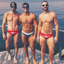 nickfolio2:Arno Diem, Matt O'Brien and Locky Brownlie in CA-RIO-CA at Fire Island Pines 