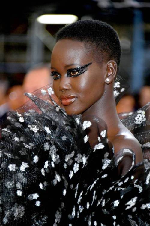 ADUT AKECH in Valentino at the 2019 Met Gala