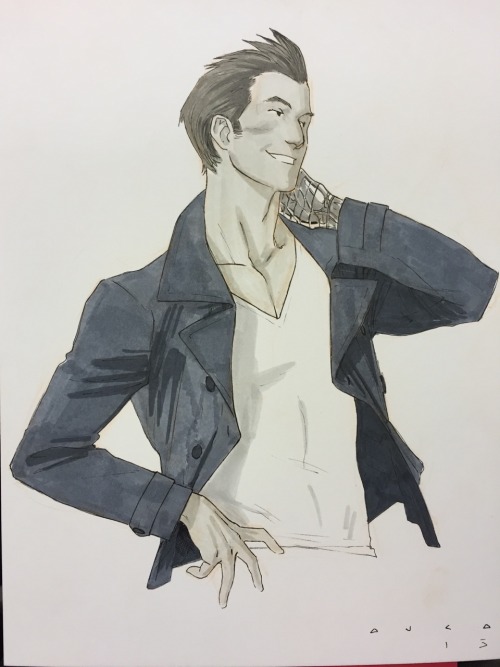 kristaferanka:Date night. Bucky by me. Steve by kevinwada