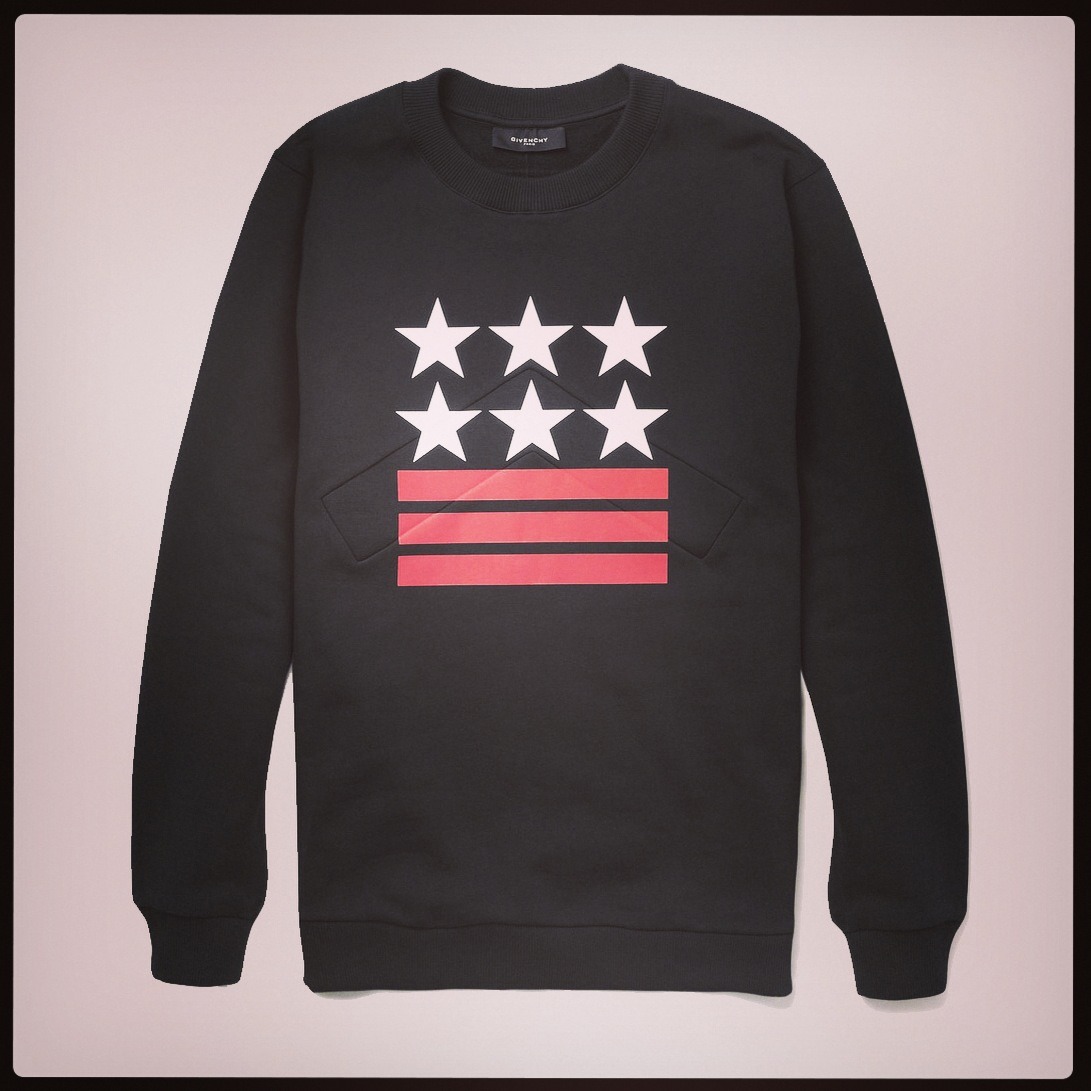 givenchy stars and stripes sweater