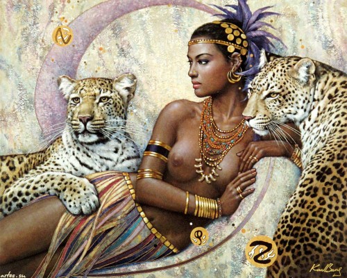 kissmyblackazz:African Goddesses by Karl Bang