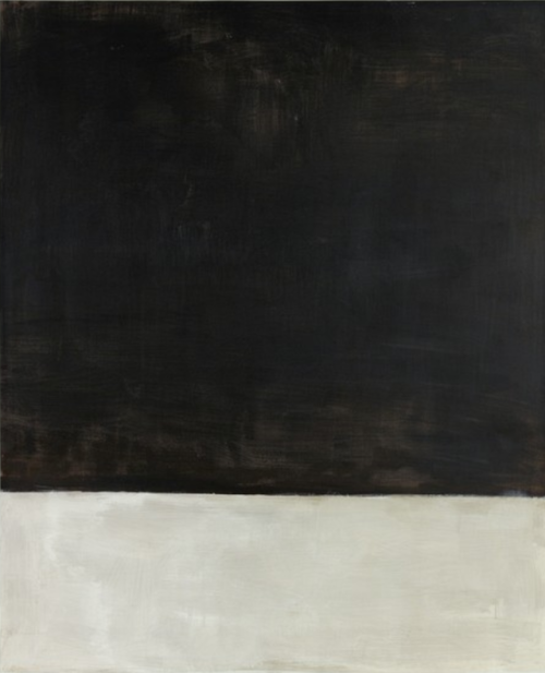 dailyrothko:Mark Rothko, The Dark Paintings of 1969-1970, Part OneThe Black on Gray paintings were R