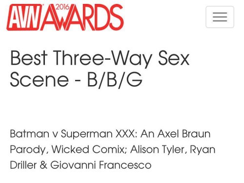 Woohoo!!!! Thank you @avnawards !!!!! by 6feetofsunshine