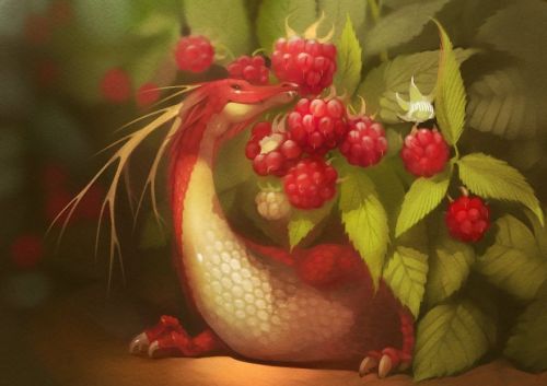 acrushonesmeralda: pr1nceshawn: Fruit Dragons by Alexandra Khitrova. @dammmithardison