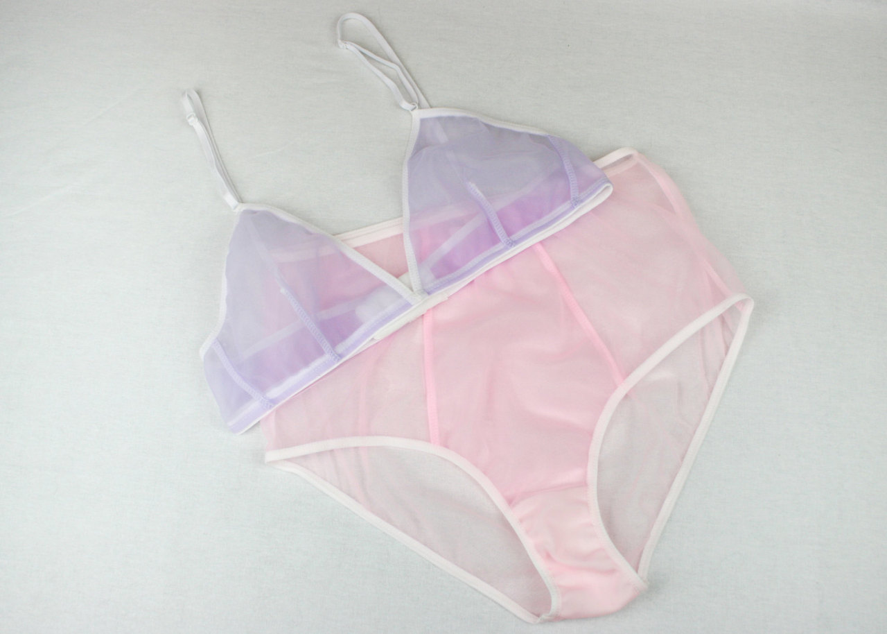 sosuperawesome:  Frilly sheer lingerie by FairytalesbyAF on Etsy  • So Super Awesome