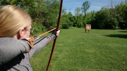 First shots of the year with my longbow