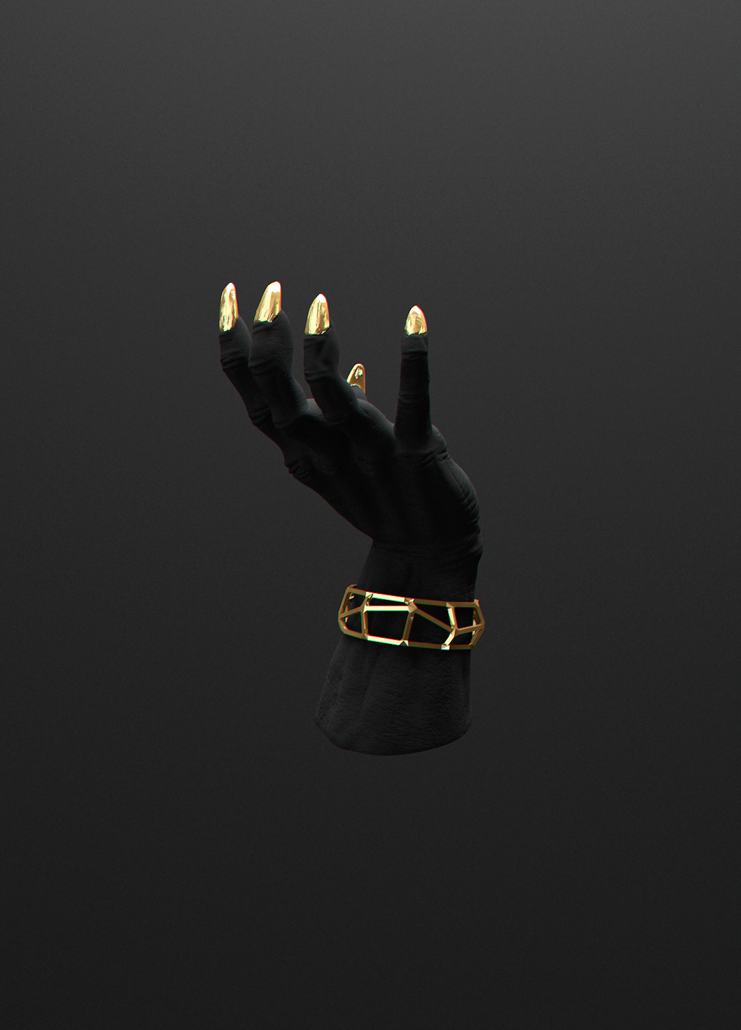 pankurios-templeovarts:  All Black But Gold by Andre Larcev.