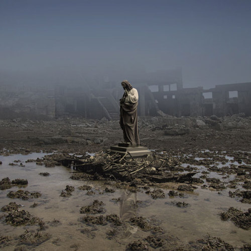 mayahan:  Visions of post-apocalyptic worlds by Polish artist Michal Karcz
