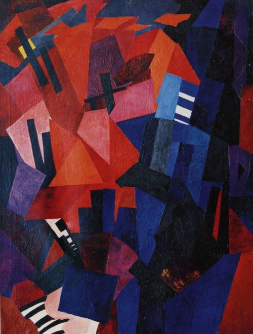 blushingcheekymonkey:alexandra exter - city-scape (1916)
