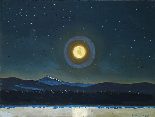 neckkiss:
“ Moonlight in the Adirondacks
By Rockwell Kent
”