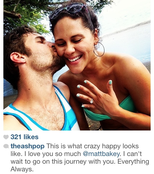 marirosaluvshh:  hheights143:  Ashley got engaggeddddd! Their so cute omg &lt;3