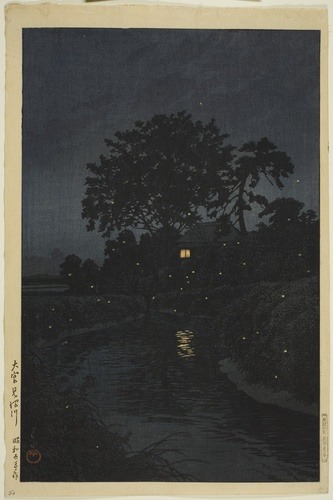 aic-asian: Minuma River at Omiya (Omiya Minumagawa), Kawase Hasui, 1930, Art Institute of Chicago: A