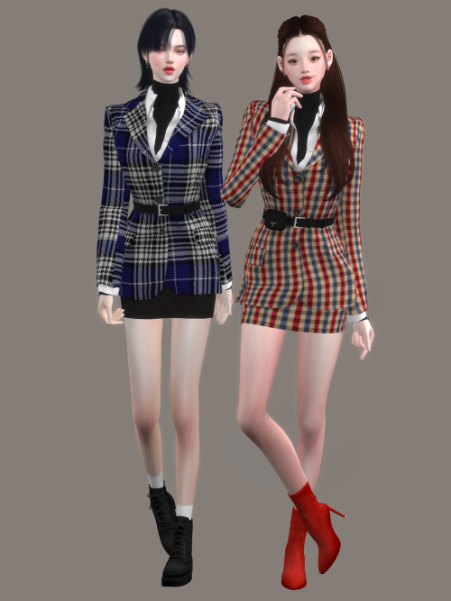 soboro-sims:[soboro] Prada Hip Bag Belted Set  New mesh 40 Swatch each Clothing body All LODs TS4Do 