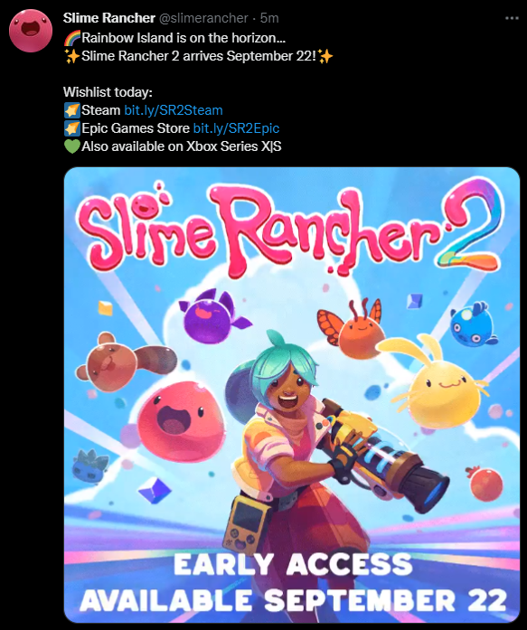 Slime Rancher 2 Release Date Announced