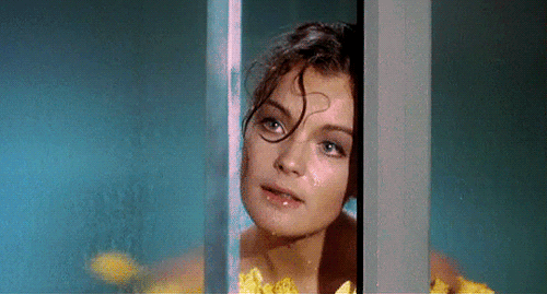 Romy Schneider as Janet Lagerlof in Good Neighbor Sam (1964).