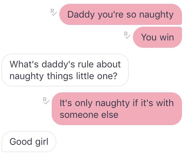 little-girl-daisy:  More convos with daddy😇 @little-daisys-daddy
