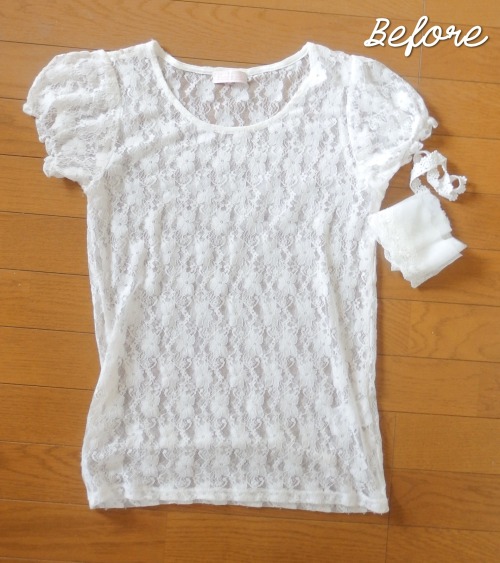 mylolitahandmade: My lace common blouse modified for lolita!Summer is here! wear lolita is a little 