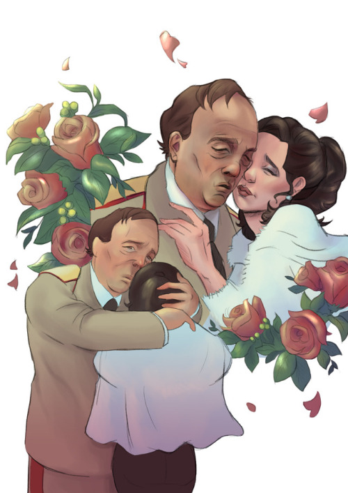Random Drawing: Prince Gremin (Ferruccio Furlanetto) And Tatjana (Anna Samuil) From Eugene Onegin (Salzburg,
