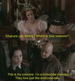 i-alwayslikedstrangecharacters:  Wednesday Addams is my animal spirit