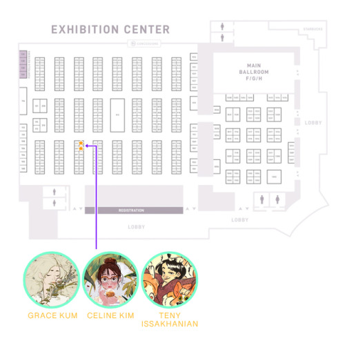 I’ll be tabling at Lightbox Expo this year! Will be at table 408+410 with the lovely @celine-kim and