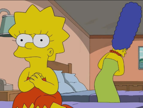 lisa simpson crying