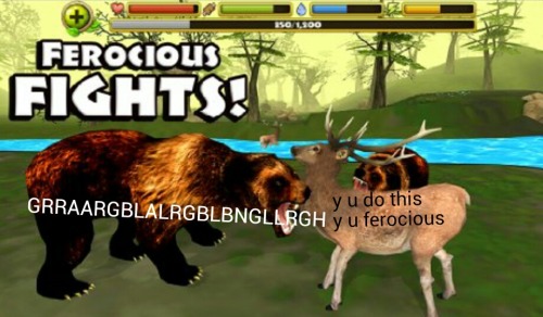 cobalt-borealis:  I found this “Bear Simulator” on the Kindle app store and I’m laughing so hard what is this  excuse me what, there’s a bear simulator I didn’t know about?? No, this is unacceptable