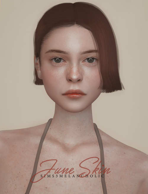 sims3melancholic: June skin \ DL (ea ♡)   \ credits: @o–b-s-c-u-r-u–s​&nb