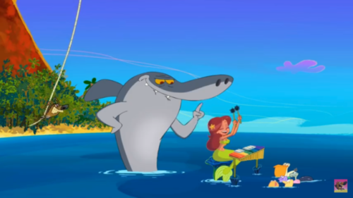 Sex In the French cartoon Zig and Sharko, season pictures