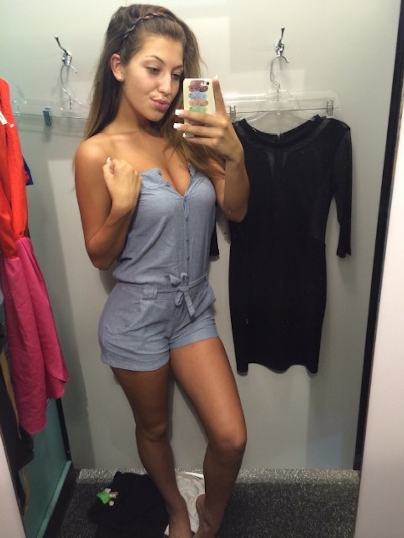 Submit your own changing room pictures now! changing room romper via /r/ChangingRooms