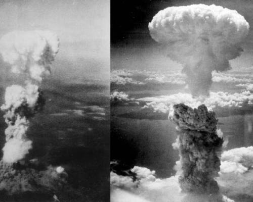 Radioactive Fallout in Hiroshima and Nagasaki Immediately after the detonation of the Hiroshima (lef