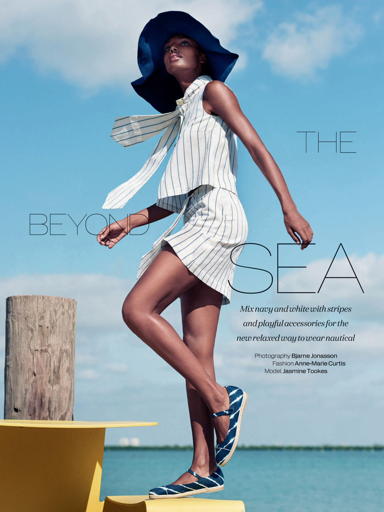 global-fashions:  Jasmine Tookes - Elle UK May 2015photos Bjarne Jonasson