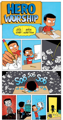 zenpencils:  JACK KIRBY: Hero worship Read