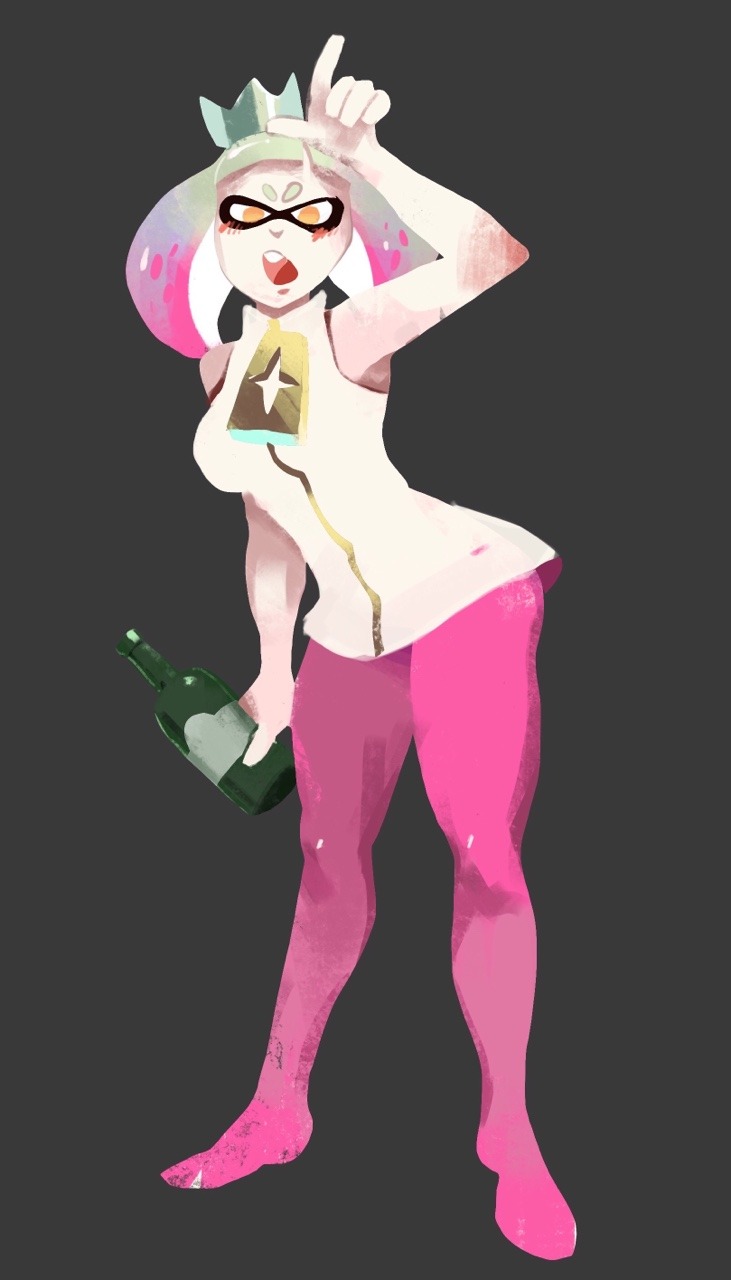 redicnomad: Hey! I did a bunch of fucking awful splatoon art each day leading up