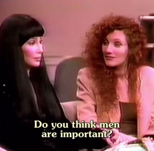 profeminist:Cher being interviewed in the