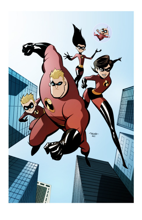 : The Incredibles - print by marciotakara