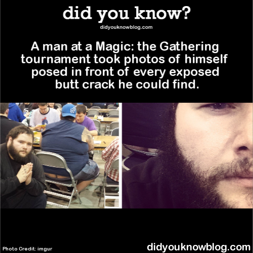 ungoliantschilde:  did-you-kno:  A man at a Magic: the Gathering tournament took