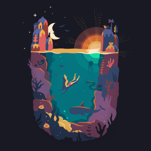 rinkadink-draws:sosuperawesome:Lena La Ballena on Society6More illustration postsFollow So Super Awe