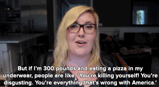 micdotcom:  Watch: Meghan Tonjes just put America’s weight and food double standard into perfect focus   