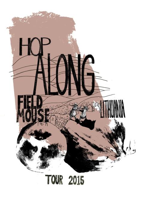 fieldmouse:topshelfrecords:Field Mouse are going on tour with the very wonderful Hop Along!! weeeee!