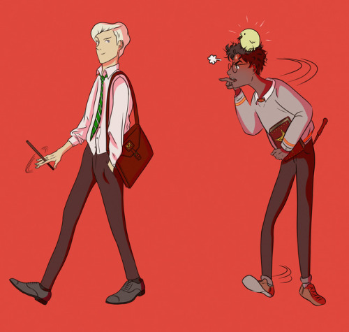creeeee:draco later in the common room: get it, blaise? because potter’s hair is like a bird’s nest 