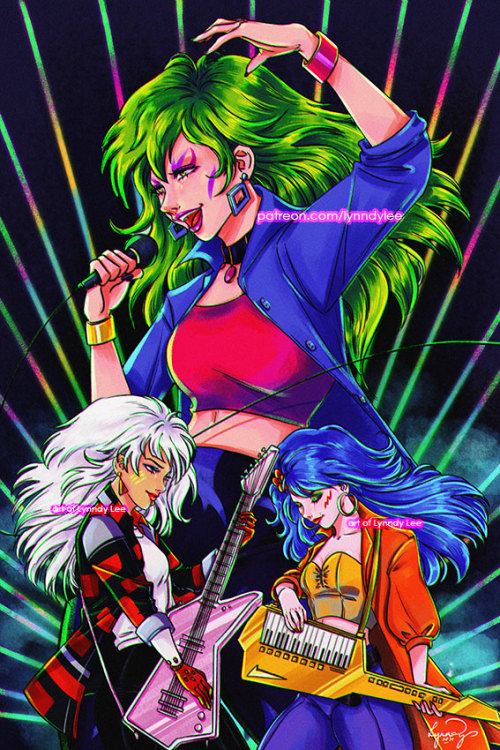 lynndylee:My full piece for the @jemfanzine’s Volume III: The JEM Jam! Featuring The Misfits p