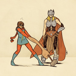 jimtowe:  Ms. Marvel vs Mjolnir 