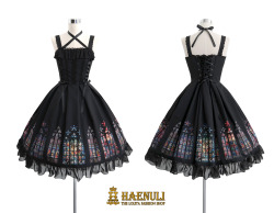 haenuli:  Stained Glass : Saint Vitus  Preorder : http://haenuli.storenvy.com/ More details below : http://haenulishop.livejournal.com/13710.html Item Type : OP/  JSK / High-waist Skirt  - 3 type Size : 3 size- S/ M/ L   No Custom size. Colorway :