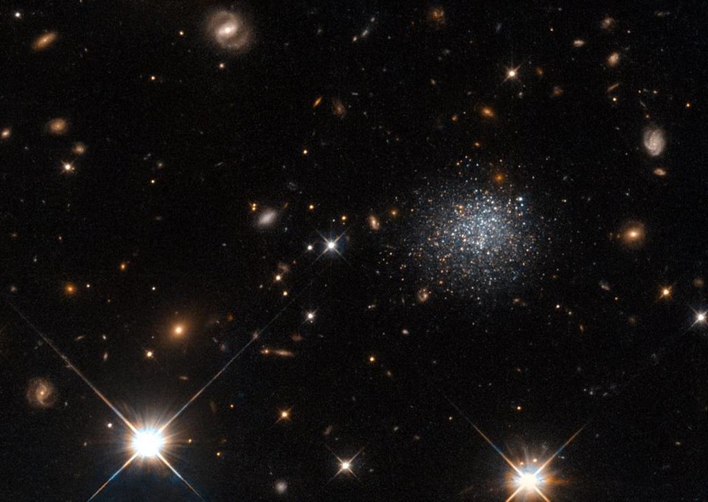 Hubble Views a Stubborn Dwarf Galaxy by NASA Hubble