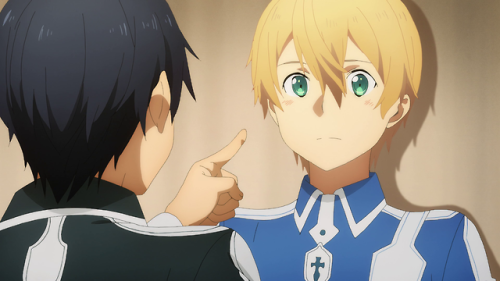 swokiritoxeugeo: “I know already.  Stay cool, right?”“That’s right.  Stay cool.” Kirito’s still play